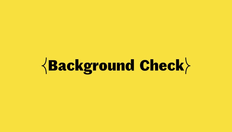 {Background Check}