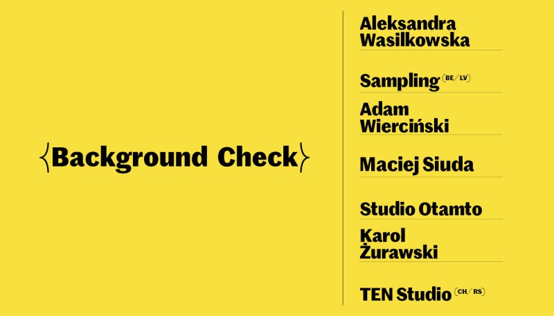 {Background Check}